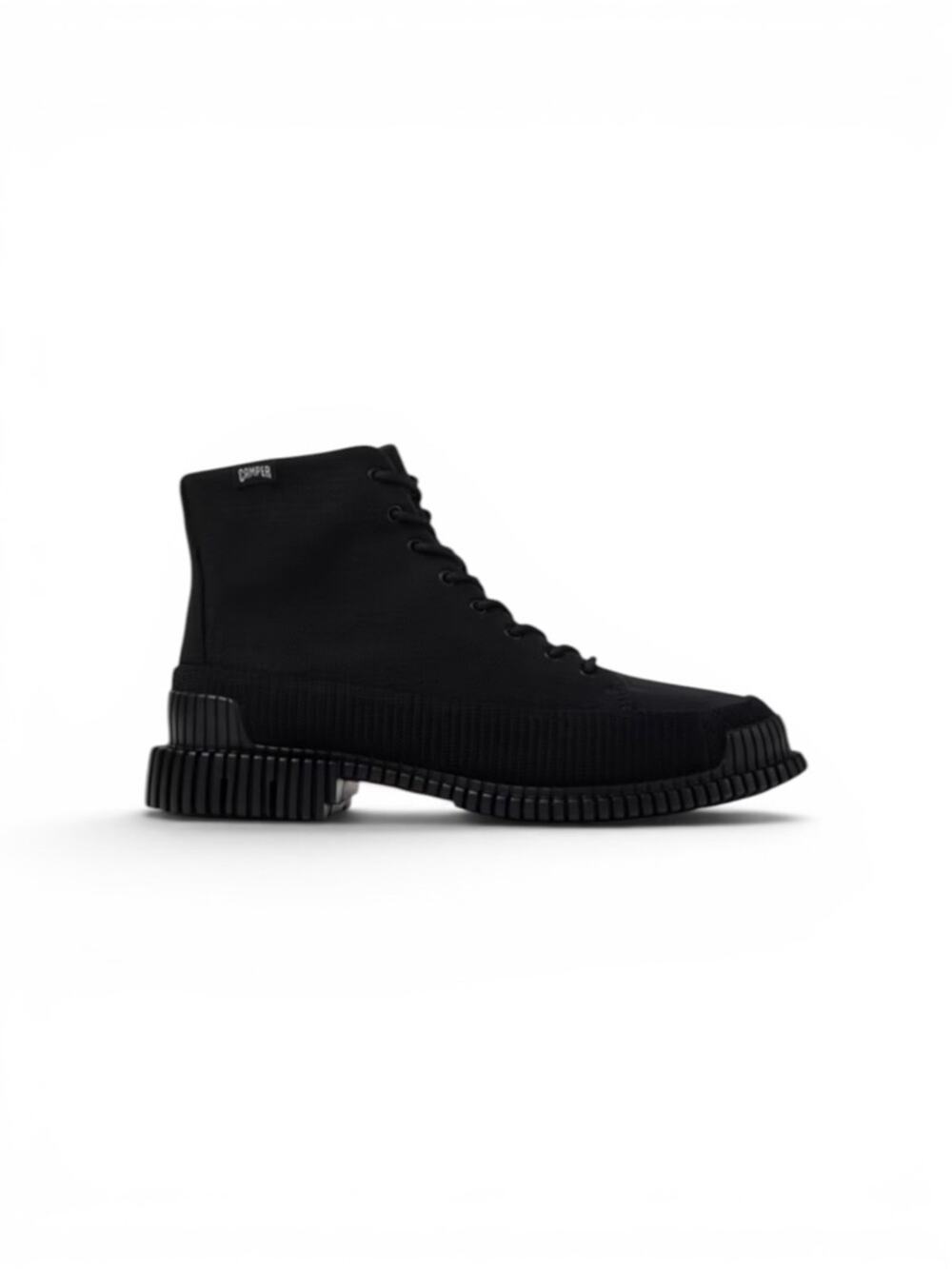Camper Pix Tencel Black Textile Ankle Boots - EU39/US8.5
